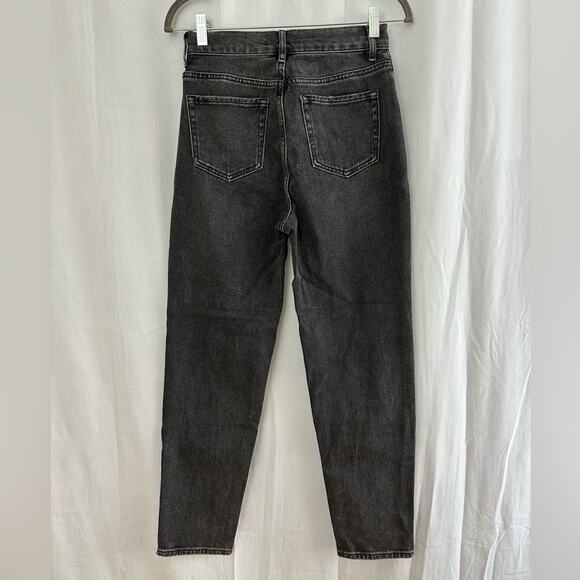 Pacsun Black Ultra High Rise Slim Button Fly Jeans Womens Size 26 - Picture 5 of 6